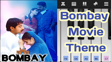 Bombay Theme | A R Rahman Song | Mobile Piano Tutorial | Piano Timepass