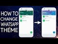 How to change the Theme in Whatsapp | Hindi / Urdu