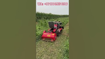 Multifunctional crawler rotary tiller, multi-purpose machine saves time, effort and labor #machine