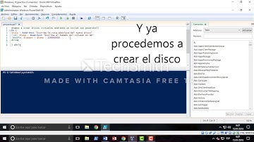 Crear disco virtual con powershell