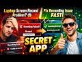 Fix Laptop Screen Recording Problem in 1 Minute | Secret App 😱
