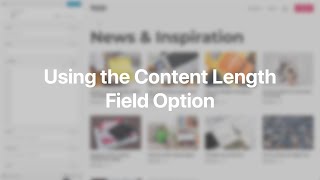 Using The Content Length Field Option Yootheme Documentation Wordpress