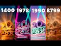 20th Century Fox Different Years 7