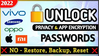 How to Unlock Privacy Passwords without losing Data | Secret Trick | No Backup & Reset | Non-Root screenshot 3