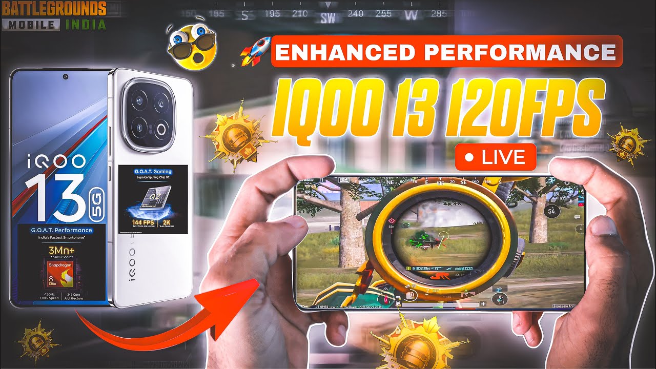 IQOO 13 120fps performance test in bgmi / pubg #introvertyt #bgmi # ...