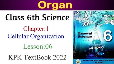 Class 6th Science chapter 1|Celluar Organization| organ in Pashto|KPK#class6 #science
