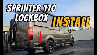 Sprinter Van Storage Increase - Add additional storage to your Sprinter Van / A6 Lockbox Doors