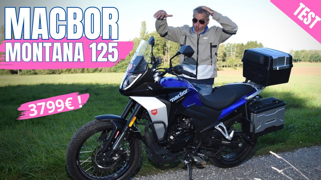 ESSAI : J'ai testé la 125 MACBOR MONTANA XR1 ! Viva España ?