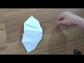 Қанатын қағатын ұшақ / Қазақша оригами / ұшақ жасау / қағаздан бұйым жасау