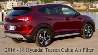 Cabin Air Filter Replacement on a 2017 Hyundai Tucson