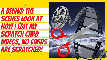 How I edit my scratch card videos. I hope anyone who is starting a channel finds this useful