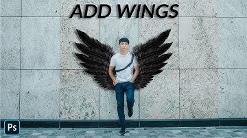 🔥 How To Add Wings In Photo In Photoshop CC  🔥