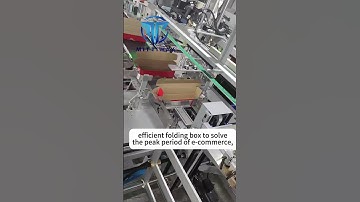 Tray Former Box Folding Machine #machine #packagingmachine