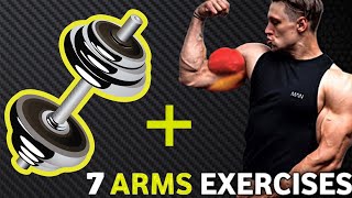 DUMBBELLS only TRICEPS and BICEPS Workout At HOME