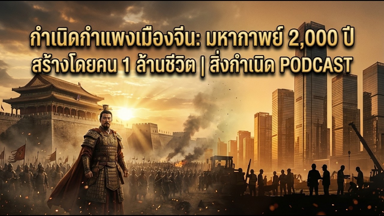 กำเนิดกำแพงเมืองจีน : มหากาพย์ 2,000 ปี สร้างโดยคน 1 ล้านชีวิต | สิ่งกำเนิด PODCAST