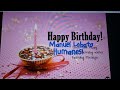 My Birthday Message For Manuel Lobato Humanes My Birthday Message For Manuel Lobato Humanes