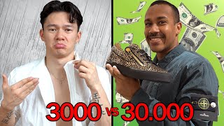 3.000 KR vs 30.000 KR Tøj Challenge!