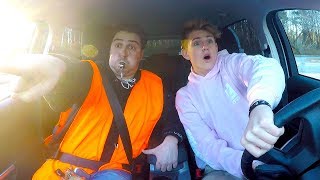 LEARNING TO DRIVE A CAR! (MattyBRaps)