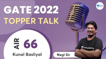 How I scored AIR 66 in GATE 2022 ?? | Topper Talk- Kunal Basliyal | Interview with Negi Sir