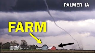 CLOSE CALL WITH TORNADO! | April 16, 2024 Cold Core Iowa Tornadoes
