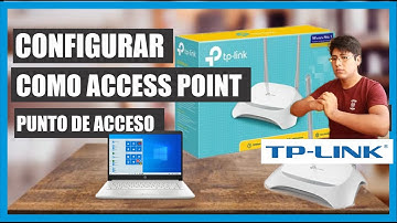 Configurar router tp link tl-wr 840n Como access point  (punto de acceso)