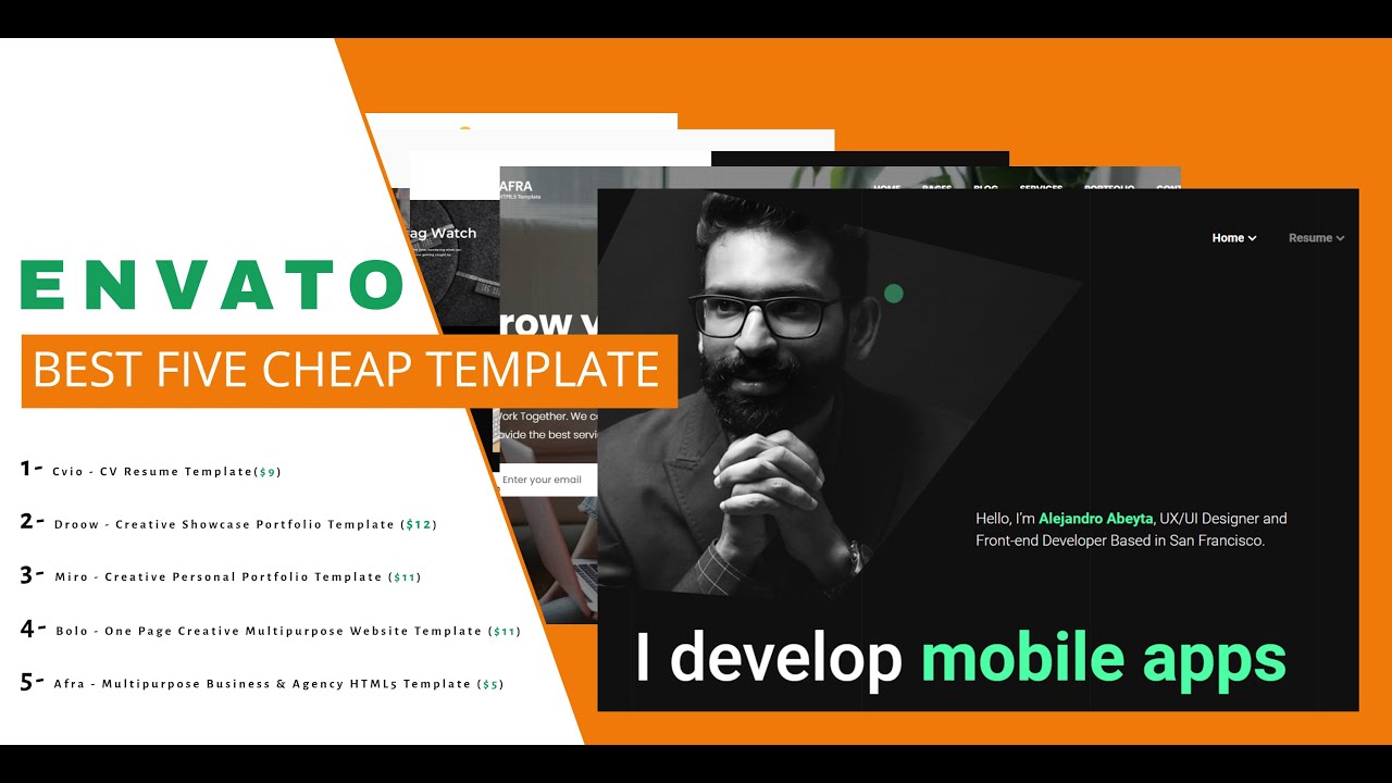 Envato Best Cheap Html Template 2020