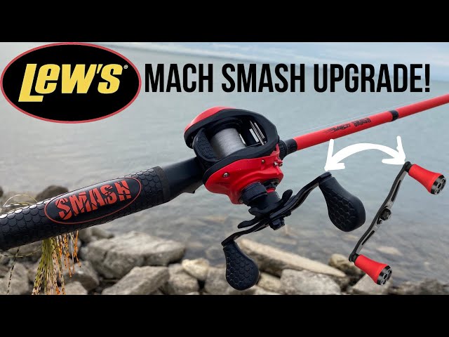 Lews Mach SMASH Baitcaster Combo Gomexus Replacement Handle Upgrade Install  