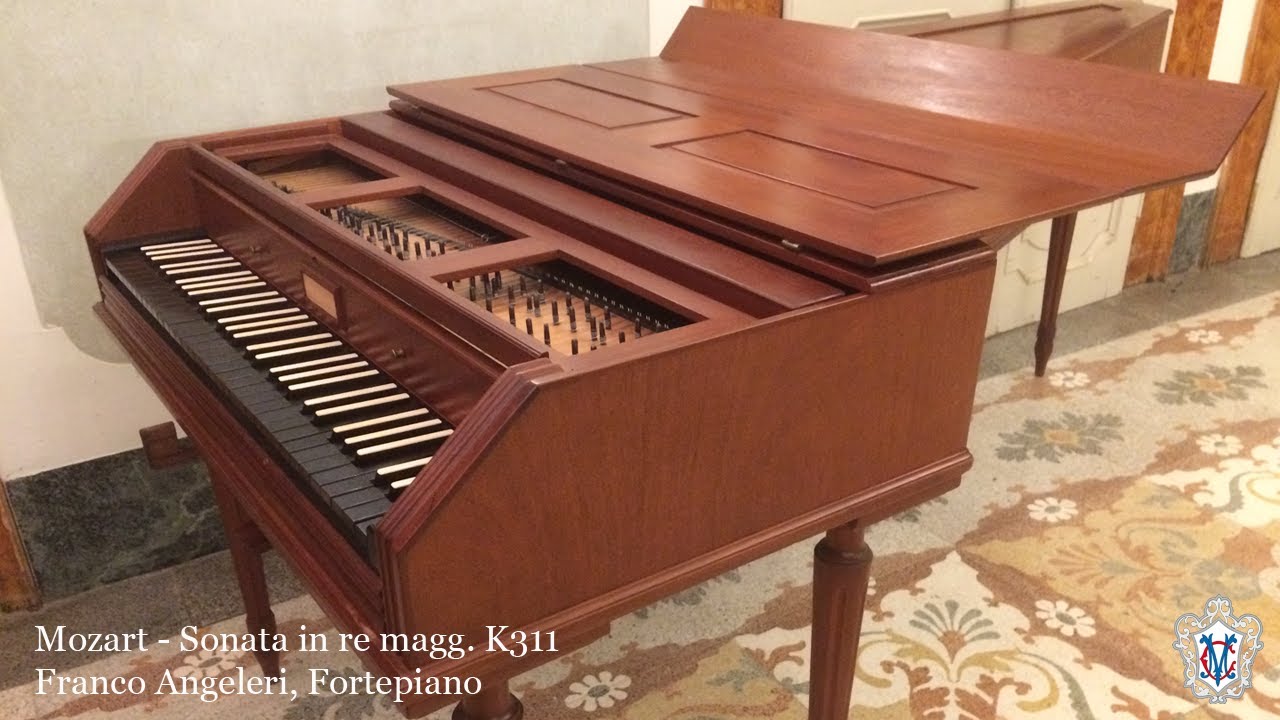 Mozart - Sonata in re magg. K311 -  Franco Angeleri, fortepiano