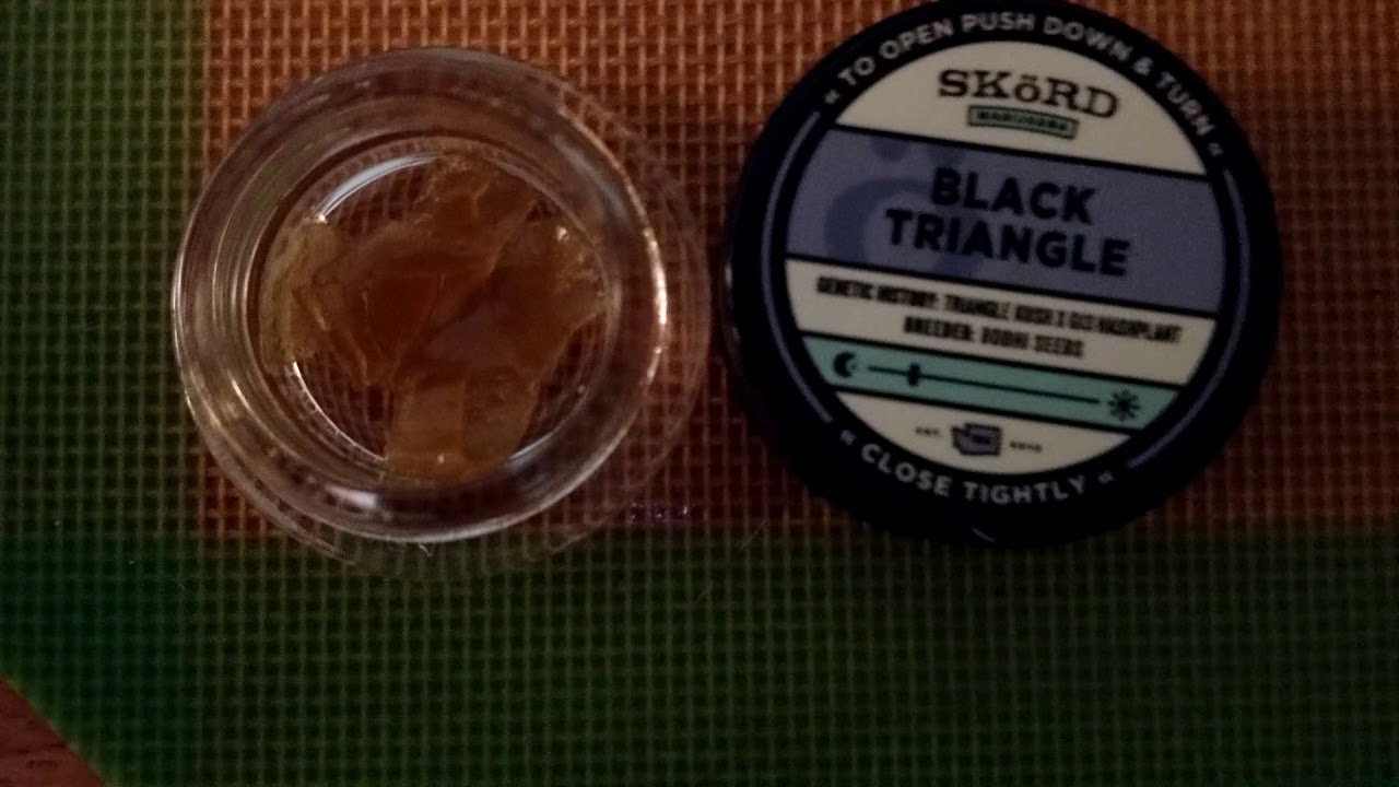 Black triangle genetic history triangle Kush X G13 hash plant