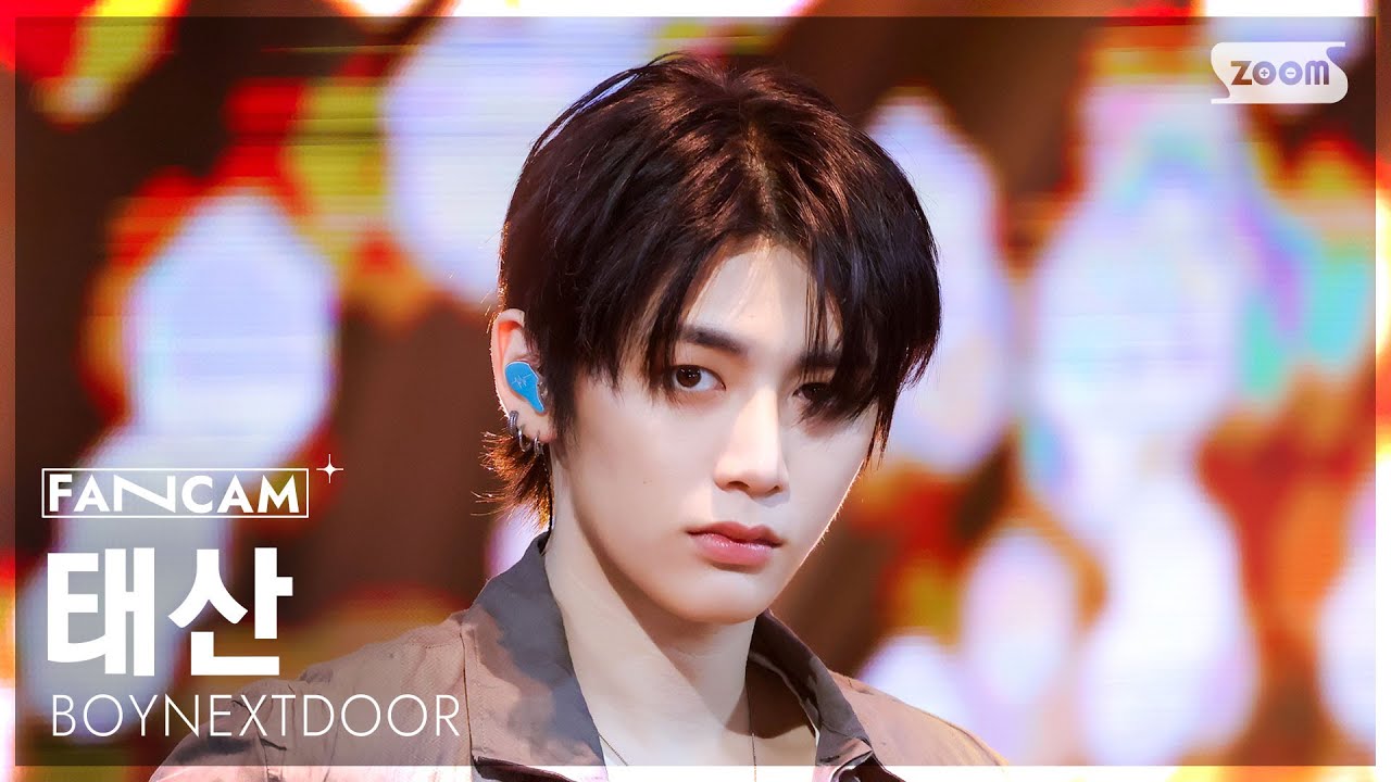 [안방1열 직캠4K] 보이넥스트도어 태산 '있잖아' (BOYNEXTDOOR TAESAN 'As Time Goes By' FanCam) @SBS Inkigayo 251026