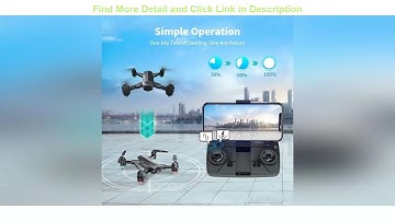 Most Creative Product Dragon Touch DF01 Foldable Drone with Camera for Adults, WiFi FPV Drone with