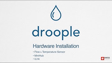 Droople | Hardware Installation - Smart Flow & Temperature Sensor - MiniHub - iLink