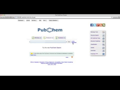 PubChem Advanced Search Tutorial   An Introduction