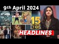 Top 15 big news of bollywood  9th april 2024  heeramandi bobby deol bmcm