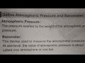 Atmospheric pressure #Physics #Mdcat #Neet