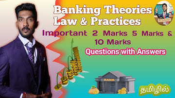 Banking Theories Law and Practices Important 2,5 &10 Marks 📚🏛️