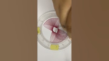 Satisfying ASMR Spiral Sounds | Relaxing Spirograph Art for Calm! #art #shorts #spirograph #asmr