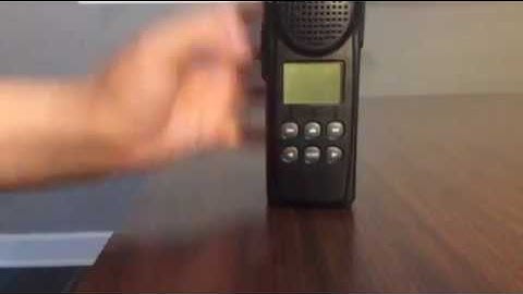 How to put Motorola XTS 3000 in service mode