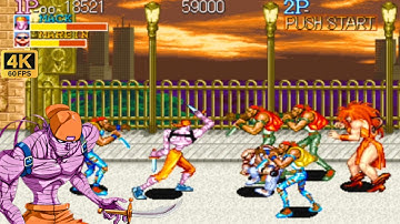 [KOF] Captain Commando_1991{Stage 3} arcade offline gameplay_4K 60FPS