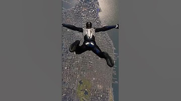 Marvel’s Spider-man 2 Symbiote Suit Falling From The Highest Point PS5 4K Smooth