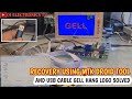 RECOVERY USING MTK DROID TOOL AND USB CABLE | GELL HANGED LOGO SOLVED #smarttv  #viral #repair