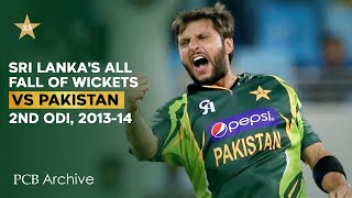 PCB Archive - Sri Lanka's All Fall of Wickets | PAK vs SL 2nd ODI 2013-14 | M9B2A