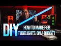 DIY 4' LED RGB TUBE LIGHTS WITH REMOTE