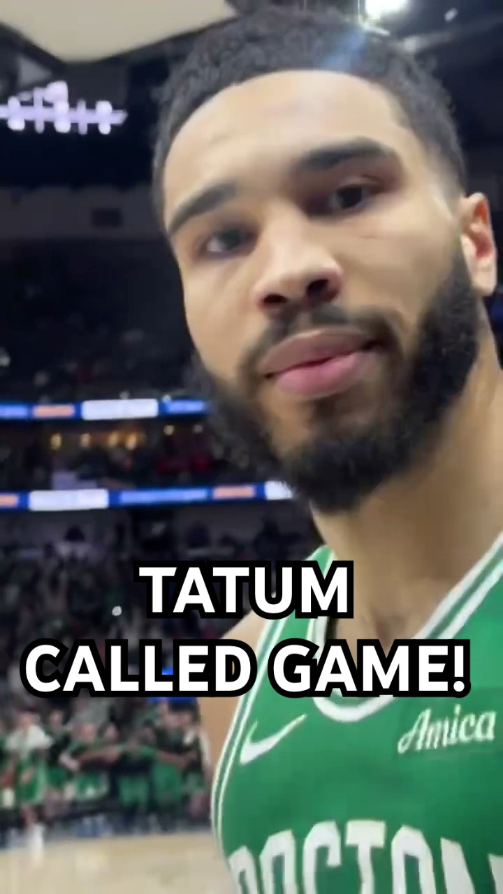 A courtside view of Tatum’s game-winning shot vs Pelicans! (via Jayson Tatum)