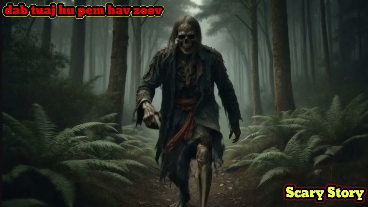 Dab tuag tuaj hu pem hav zoov - Scary Story