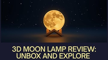 I Tested a 3D Moon Lamp — Here’s What Surprised Me!