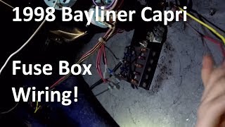 Bayliner fuse box wiring - Day 5 - YouTube Starter Solenoid Wiring YouTube