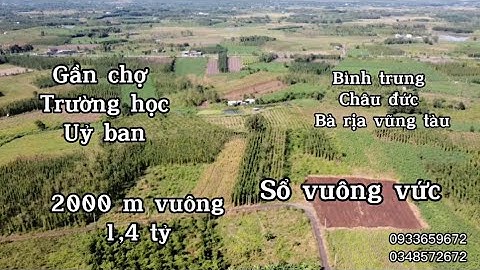 Đã bán Cần tiền quá chủ bán đất vườn ở bình trung châu đức bà rịa vũng tàu giá chỉ 1,4 tỷ