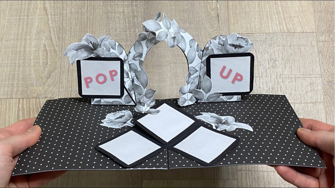 Flower Arch Pop Up Card | Wedding Card | Scrapbook Card Ideas