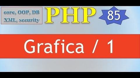 PHP 5.5 ITA 85: Grafica / 1